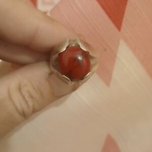 .925 Mexico Stamped Silver and Red Coral
